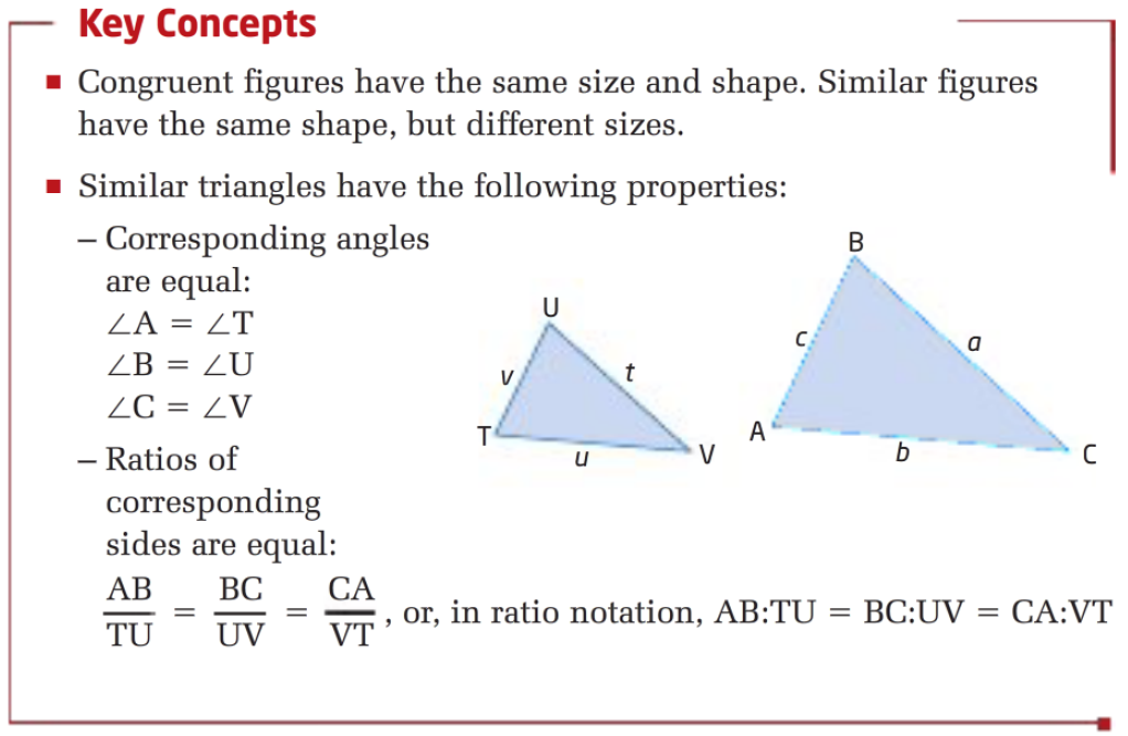 Unit 7.4 - Similar Triangles - JUNIOR HIGH MATH VIRTUAL CLASSROOM